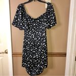 Pretty Little Thing  Ruched Bust Bodycon Dress Dalmatian Print Black‎ 8 Photo 2