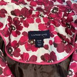 Super Cute Lands’ End Floral Rain Coat! Pink Photo 5