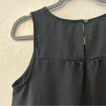 Pleione sleeveless black hi low tank top blouse size small Photo 12