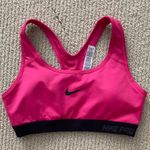 Nike Pro Dri-FIT Swoosh Medium Support Padded Sports Bra Hot Pink Small Like New Photo 0