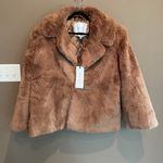 NWT‎ Eaves Faux Fur Cash Jacket in Brown Medium Photo 3