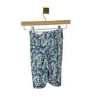 Aerie NWT  Offline High Waisted Crossover 7’’ Floral Bike Shorts in Blue Size M Photo 6