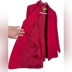 Classiques Entier  Petite Vibrant Red Blazer,Size XS, 100% Pure Wool,Made in Japa Photo 8
