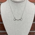 Genuine Sterling Silver Snaffle Bit Necklace Photo 1