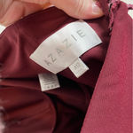 Azazie Galicia Burgundy Cabernet Mermaid Maxi Dress with Halter Neck sz A12 NWT Photo 3