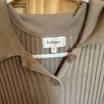 Bohme Ribbed Midi Dress in tan Photo 1