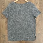 Old Navy  Linen Blend Short Sleeve Boyfriend Pocket Tee Heather Grey Small Photo 5