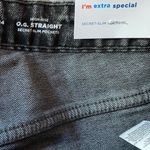 Old Navy  OG Straight High Rise Ankle Jeans Women's 14 Washed Black Denim NWT Photo 2