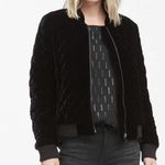 Banana Republic Velvet Quilted Bomber Size Small Photo 0