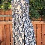 Parker Silk Snake Print Dress size M Photo 4