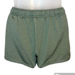 SO  Juniors Olive Green Inset Mesh Running Shorts Photo 2