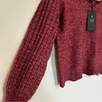 Frye NWT V Neck Long Sleeve Cropped Sweater Size XS Photo 3