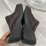 Born Women's clogs size 8/39 mules classic slip ons leather W9822 Brown Photo 5