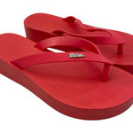 Melissa  vegan sun venice platform sandals red/orange women’s Size 6 Photo 0