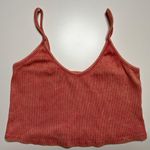 Abercrombie & Fitch Red Cropped Tank Photo 0