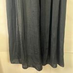 ZARA High Neck Sleeveless Black Maxi Lace Dress Size Medium Photo 5