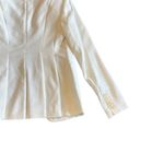 Theory  Open-Front Blazer White Long Sleeve Pockets Classic Size 00 Women's Photo 7