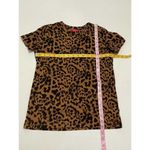 n:philanthropy Jigsaw BFF T-Shirt Leopard Animal Print Brown Black XS Photo 4