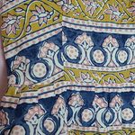 Anthropologie ANTHRO COREY LYNN CALTER SUGARED DRESS FIT AND FLARE CAP SLEEVE LINED BOHO 0 Photo 4