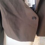 ZARA Plaid Cropped Blazer Jacket Photo 4