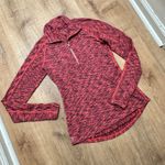 Athleta | Women's Pink Purple Heathered Quarter Zip Long Sleeve Athletic Top, XS Photo 0