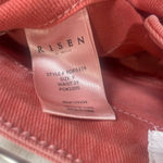 NWT Risen Remington Patch Pocket High Rise Flare Jeans size 9/29 Coral Faded Red Photo 8