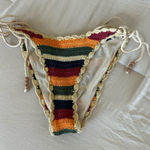 It’s now cool crochet bikini bottoms Orange Size XL Photo 0