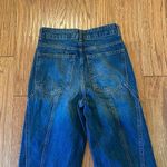 ZARA seam front high rise tapered straight leg jeans 2 Photo 8