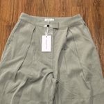 Lovers + Friends Pants Womens Small Wide Leg Light Green Pleated Pockets New Photo 1