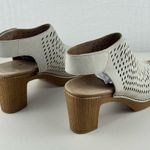 Dansko Women's Danae Slingback Block Heel Sandal Oyster Milled Nubuck Leather Size 41 Photo 7