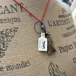 Free People NWT Red Cord Adjustable Necklace with Fish Pendant Photo 8