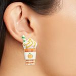 BaubleBar 🎃New In Box ‘Spice of The Patch’ In Pumpkin Spice We Trust. Earrings🎃 Photo 3
