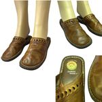Earth Shoe Gelron 2000 Mile Leather Upper Maple Clogs Shoes Womens 8 Brown Photo 1