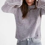 EXPRESS Lilac Chenille Sweater Photo 0