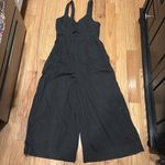 Aerie flare jumpsuit black denim M Photo 1