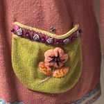 Storybook Knits Cardigan Whimsical Cottagecore Grannycore Small Beautiful Detail Pink Photo 2