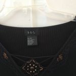 FINAL MARKDOWN Ladies rqt cap sleeve knit top (M) Black Size M Photo 3