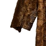 Vintage Filimegas Brown Mink Long Fur Winter Coat Size Medium Photo 4