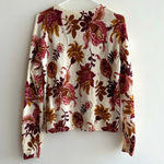 Spartina 449 Fall Floral Crewneck Sweater, Size Medium Photo 7