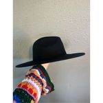 Shiraleah  NWT Clyde Black Wide Brim Hat With Scarf Photo 1