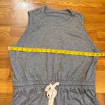 Cupshe Women XL Gray Ruched Drawstring Jersey Mini Dress Flattering Chic Bodycon Photo 1