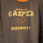 Gildan Casper University Brown and Orange Unisex Halloween Tee Size XL Photo 1