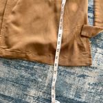 Stradivarius  Khaki Lightweight Sleeveless Open Front Trench w Attached Sash S Photo 7