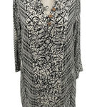 Soft Surroundings Raven Dress in Ecru / Black Petite Size Small PS Photo 5