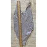 Wishlist  Ribbed V-Neck Bodysuit Sleeveless Light Basic‎ Tank Leotard L Photo 3