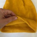 Mustard Yellow Knit Beanie Photo 2