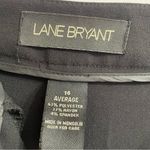Lane Bryant 16 Average Black Trousers Flared Casual Minimalist Capsule Business Photo 2