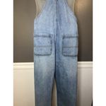 Wild Fable Overalls Womens Large Light Wash Denim Bib Distressed Ripped Jeans Photo 8