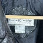 Vtg Maggie Lawrence collection Y2K 90s leather jacket bikercore size medium Black Photo 4