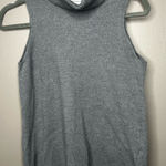 H by Halston  Sleeveless mock neck layering 100% extra fine merino wool women’s size L Photo 0